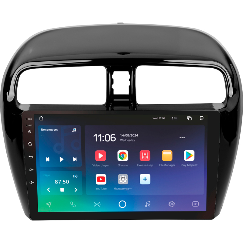Android head unit SIGMA PRO 9464 ANDROID 10 4+64 Gb 4G DSP Mitsubishi Mirage 6 2012-2018 9"