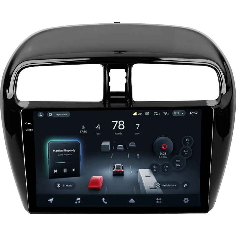 Android head unit Teyes CC4 Pro 8+128 Gb Mitsubishi Mirage 6 2012-2018 9" 2k