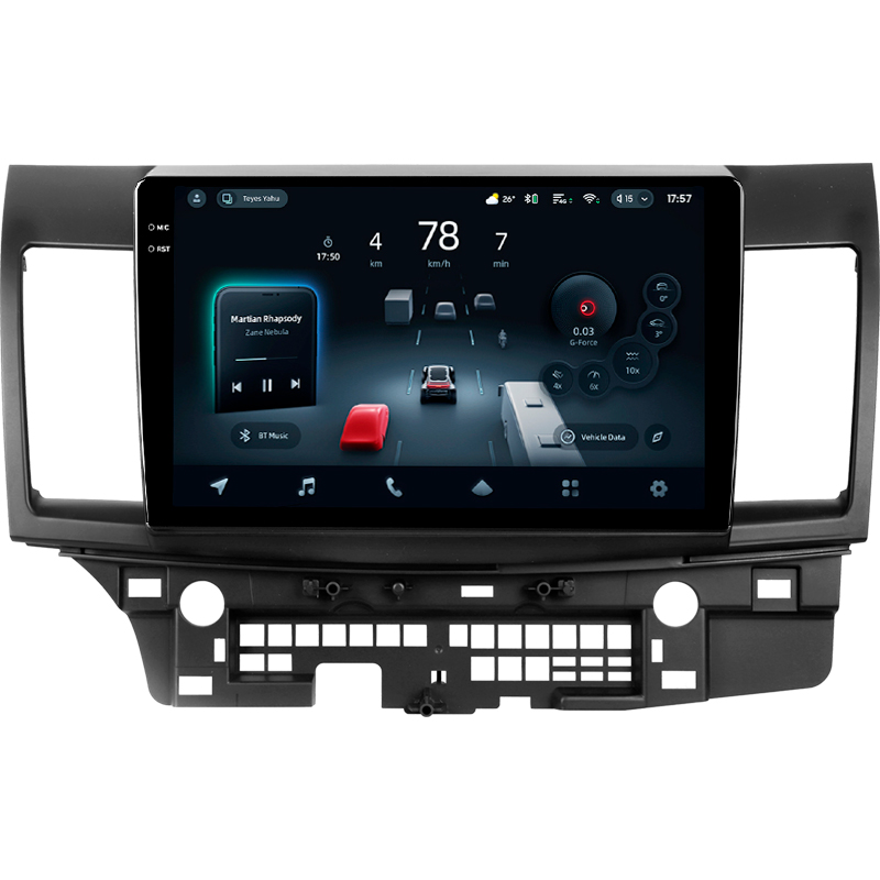 Android head unit Teyes CC4 Pro 8+128 Gb Mitsubishi Lancer 10 CY 2007-2012 (A) 10" 2k