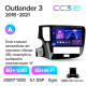 Android head unit Teyes CC3 6+128 Gb Mitsubishi Outlander 3 III GF0W GF0W GG0W 2018 - 2021 10" 2k