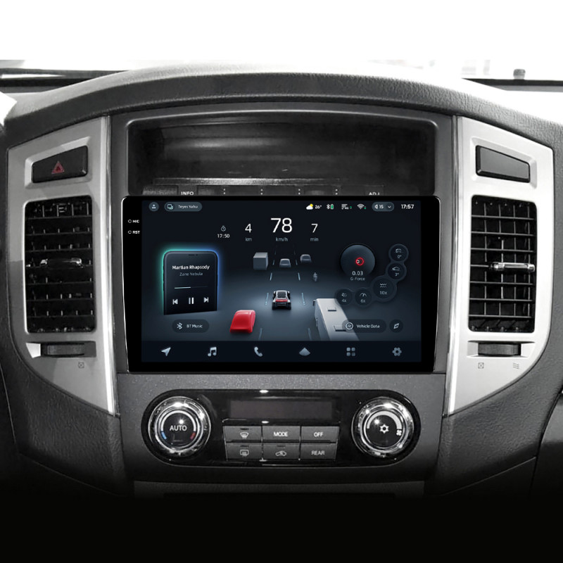 Android head unit Teyes CC4 Pro 12+256 Gb Mitsubishi Pajero 4 V80 V90 2006-2024 9" 2k