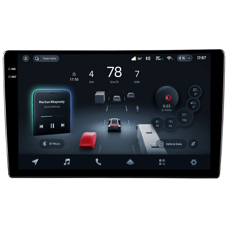 Android head unit Teyes CC4 Pro 12+256 Gb Mitsubishi Outlander 1 2002-2008 (F2) 9" 2k