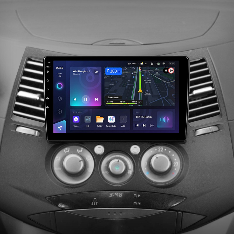 Android head unit Teyes CC3L 4+64 Gb Mitsubishi Grandis 1 2003-2011 (F2) 9"