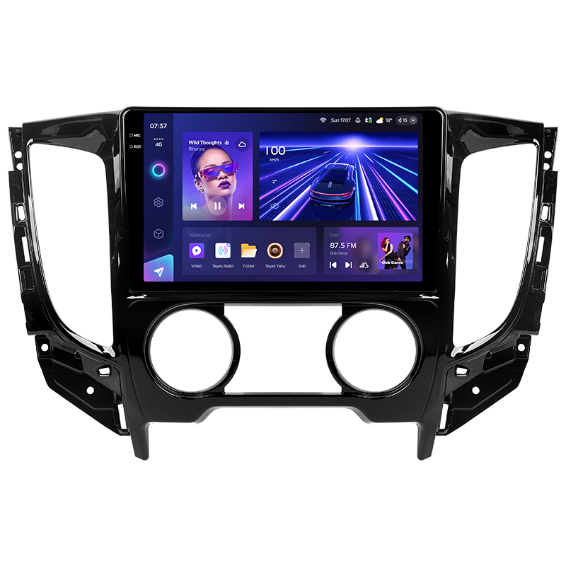 Android head unit Teyes CC3 6+128 Gb with 360° surround view° Mitsubishi L200 5 (F2) (Automatic air conditioning) 2015-2019 9" 2k