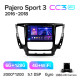 Android head unit Teyes CC3 6+128 Gb Mitsubishi Pajero Sport 3 2016-2018 9" 2k