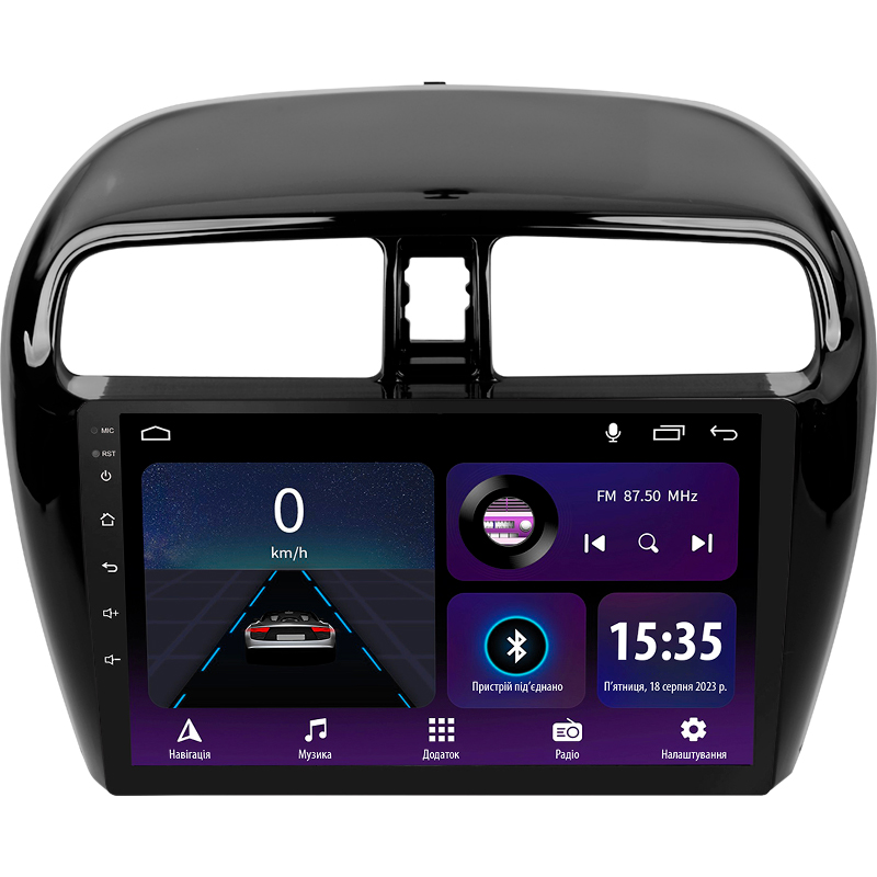 Android head unit SIGMA E9232 ANDROID 10 2+32 Gb Mitsubishi Mirage 6 2012-2018 9"