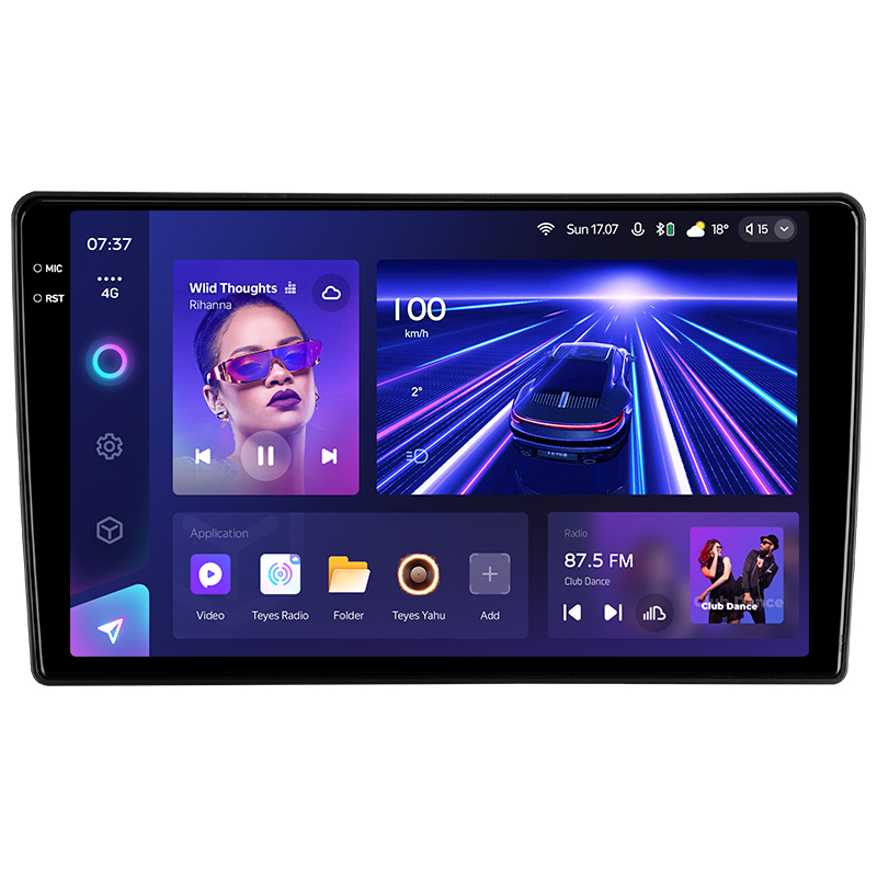 Android head unit Teyes CC3 6+128 Gb with 360° surround view° Mitsubishi Outlander 1 2002-2008 (F2) 9" 2k