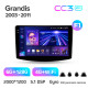 Android head unit Teyes CC3 6+128 Gb with 360° surround view° Mitsubishi Grandis 1 2003-2010 (F1) 9" 2k