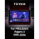 Android head unit Teyes CC3 6+128 Gb with 360° surround view° Mitsubishi Pajero 3 V70 V60 1999-2006 (brown) 9" 2k