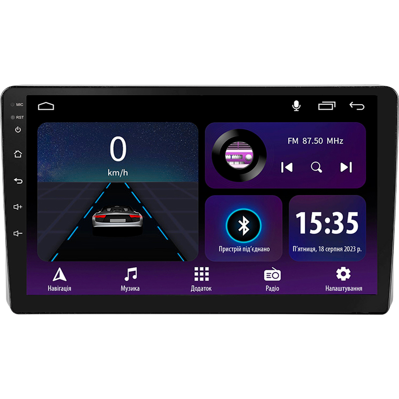 Android head unit SIGMA E9232 ANDROID 10 2+32 Gb Mitsubishi L200 5 2018-2020 (F1) 9"
