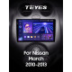 Android head unit Teyes CC3 4+64 Gb Nissan March Micra K13 2010-2013 9" 2k