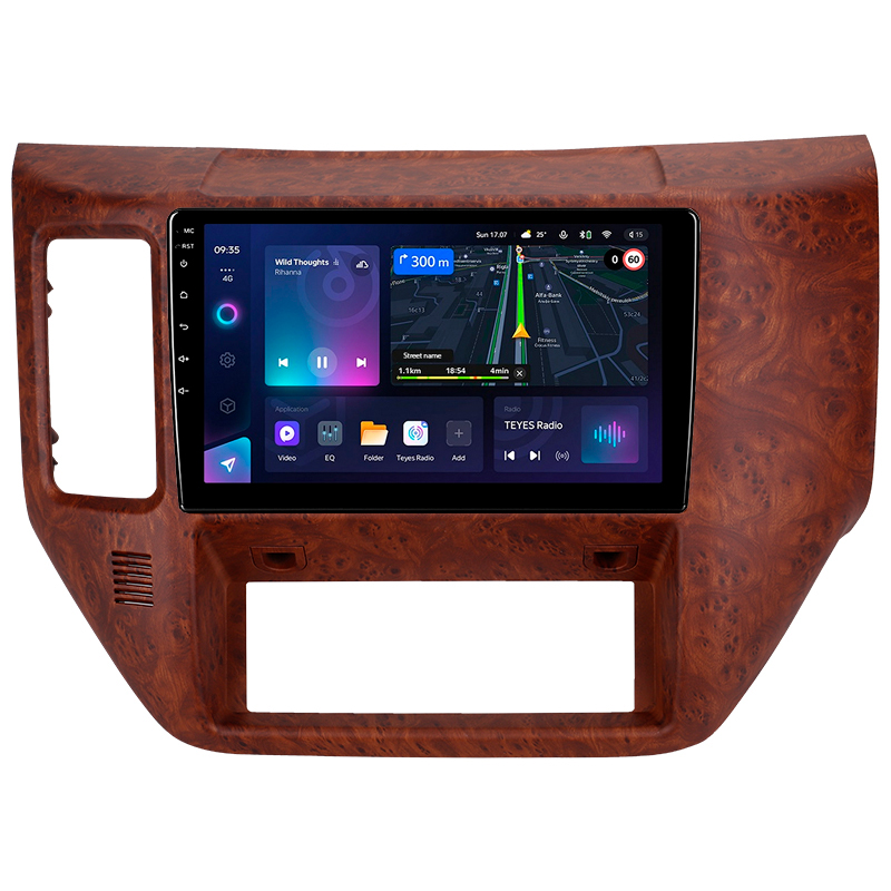 Android head unit Teyes CC3L 4+64 Gb Nissan Patrol V 5 Y61 2004-2021 (F3) 9"