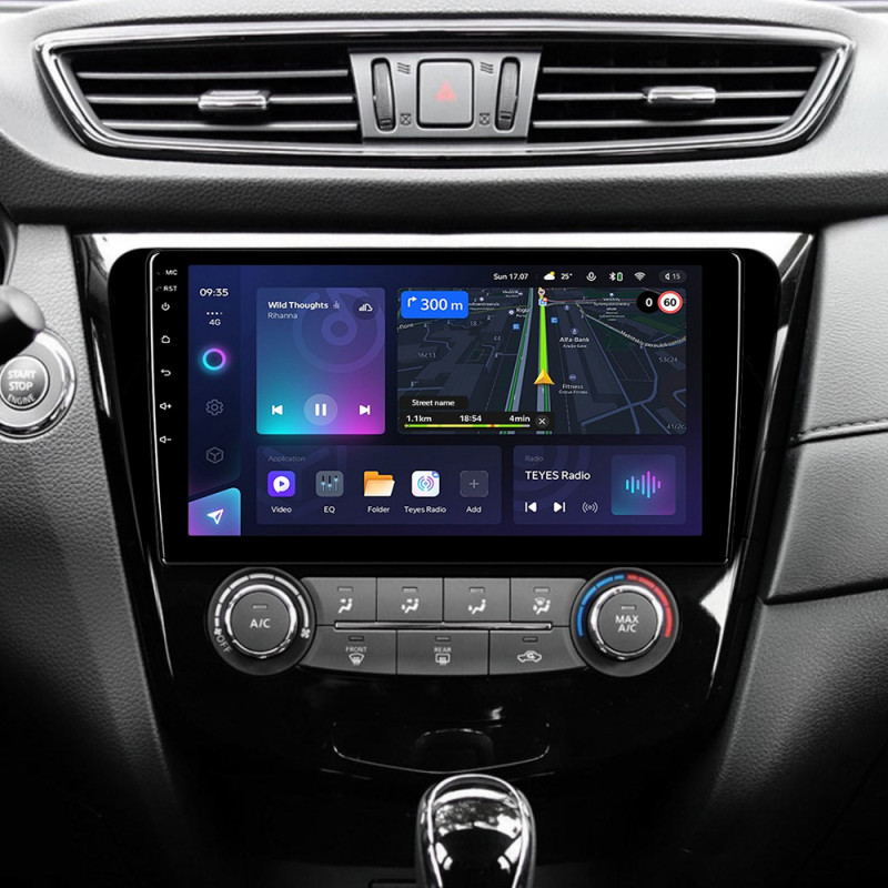 Android head unit Teyes CC3L 4+32 Gb Nissan X-Trail X Trail 3 T32 2013-2022- (F1) Manual air conditioning (AB) 10"