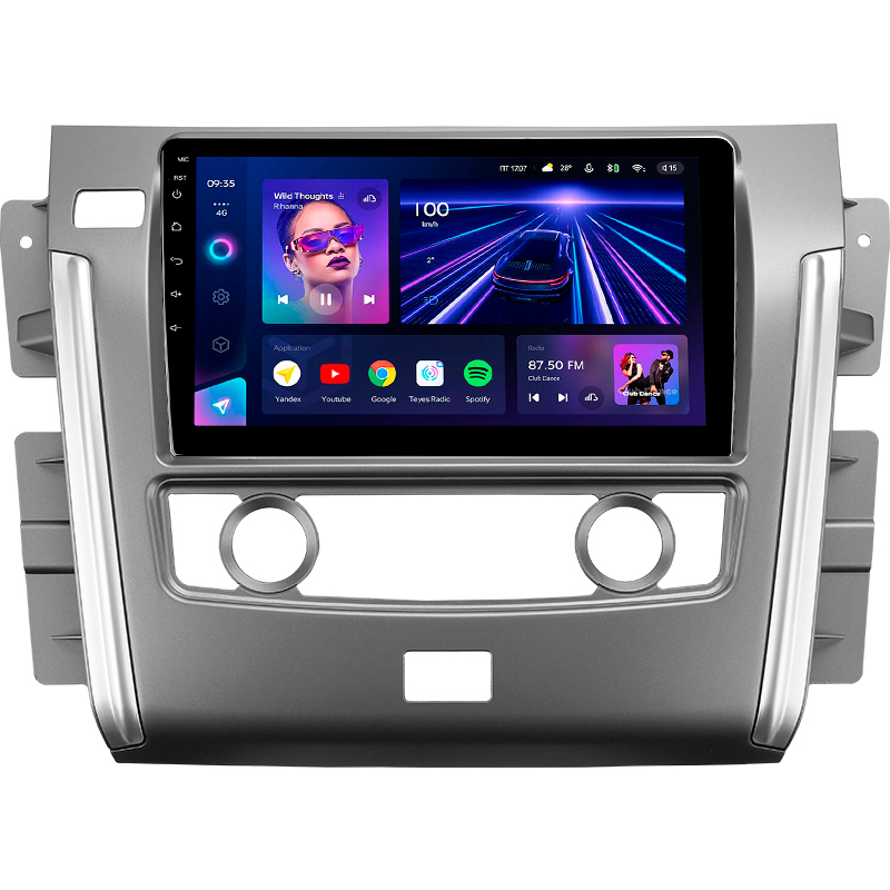 Stamm-Magnetophon Teyes CC3 4+32 GB Nissan Patrol Y62 (F2) 2010–2020, 10