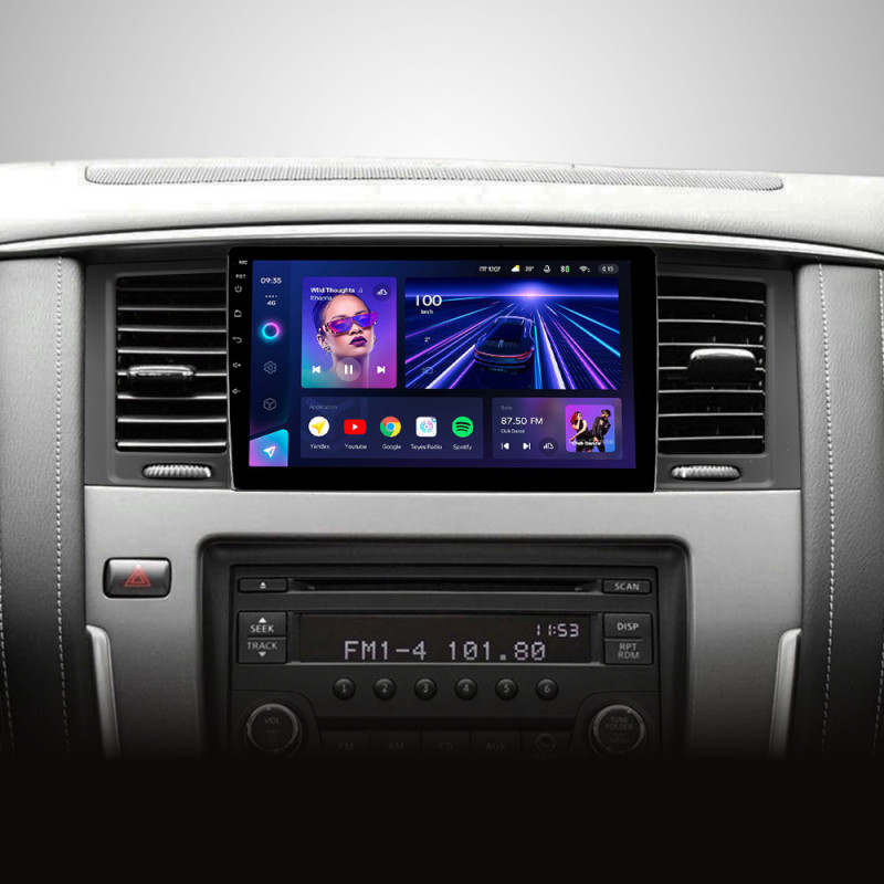Android head unit Teyes CC3 4+32 Gb Nissan Patrol 6 VI Y62 2010-2020 (F1) 9" (L1)