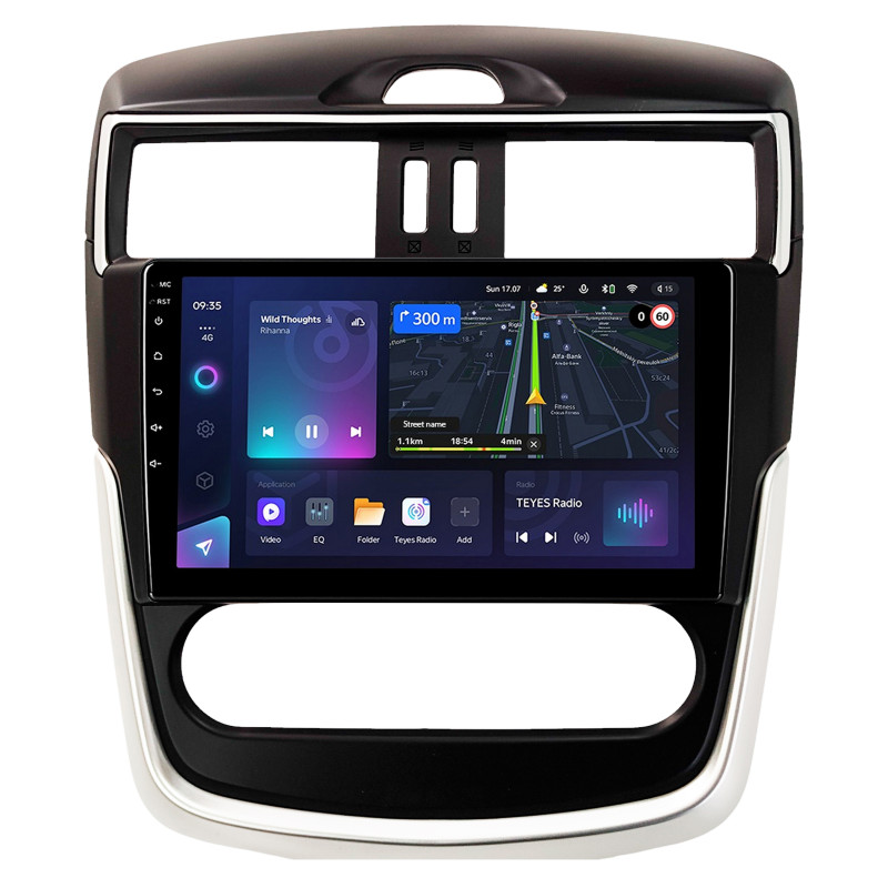 Android head unit Teyes CC3L 4+64 Gb Nissan TIIDA 2016-2020 MT AC 9"