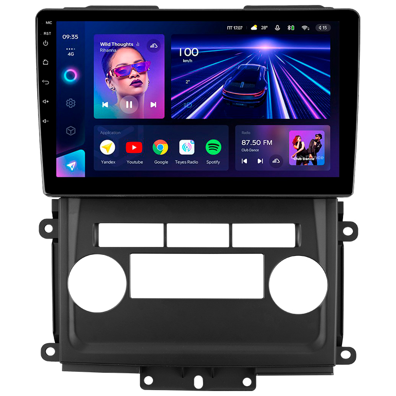 Android head unit Teyes CC3 4+32 Gb Nissan Frontier 2009-2012 For Nissan Xterra 2 N50 2008-2015 10"