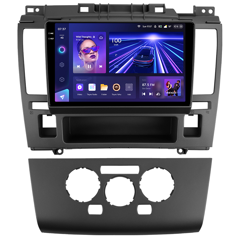 Android head unit Teyes CC3 4+64 Gb Nissan Tiida C11 2004-2013 (F2) 9" 2k