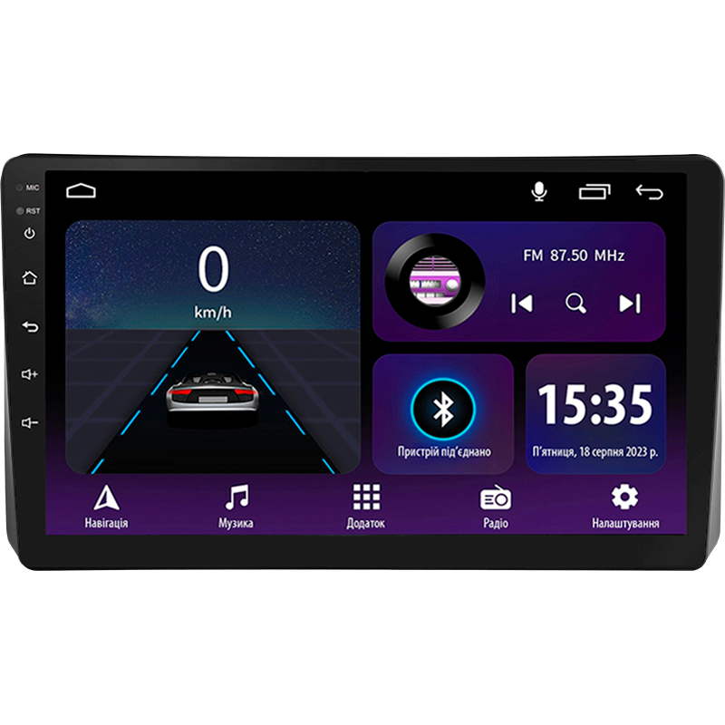 Android head unit SIGMA E9232 ANDROID 10 2+32 Gb Nissan Teana J31 2003-2008 (F1) 9" (L1)