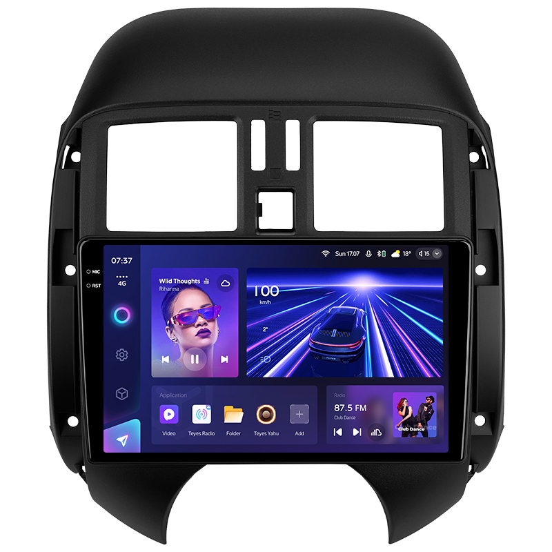 Android head unit Teyes CC3 4+64 Gb Nissan Sunny Versa C17 2012-2014 9" 2k