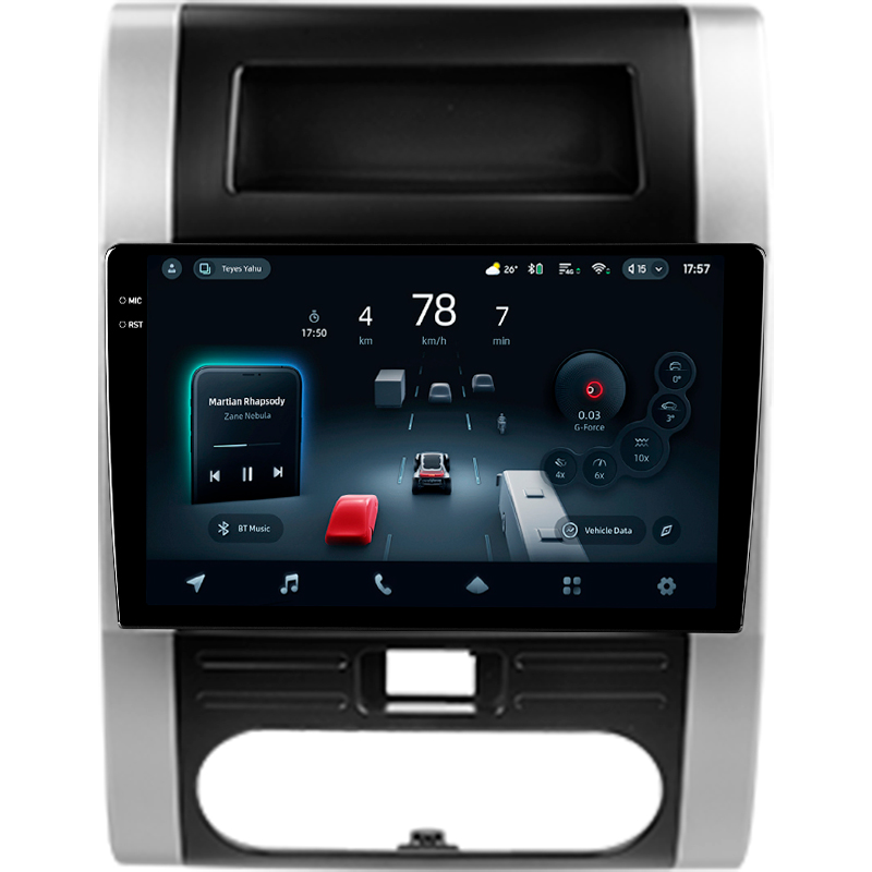 Android head unit Teyes CC4 Pro 12+256 Gb Nissan X-Trail X Trail 2 T31 2007-2015 10" 2k