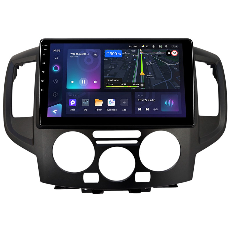 Android head unit Teyes CC3L 4+32 Gb Nissan NV200 2010-2018 Black 9"