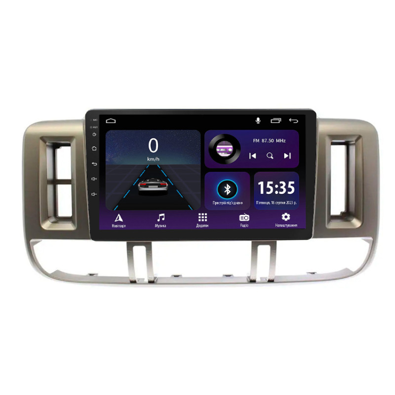 Android head unit SIGMA E9232 ANDROID 10 2+32 Gb Nissan X-TRAIL 2006 Sliver 9"