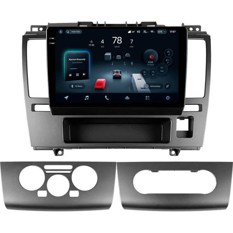 Android head unit Teyes CC4 Pro 8+128 Gb Nissan Tiida C11 2004-2013 (F1) 9" 2k