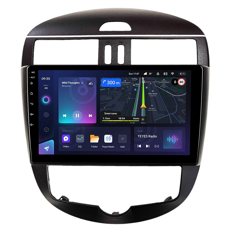 Android head unit Teyes CC3L 4+64 Gb Nissan TIIDA 2011-2015 AT AC 10"