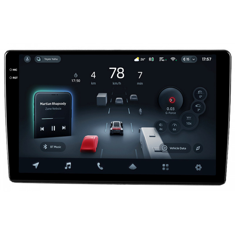 Android head unit Teyes CC4 Pro 8+128 Gb Nissan Rogue Sport Qashqai 2008-2013 10" 2k