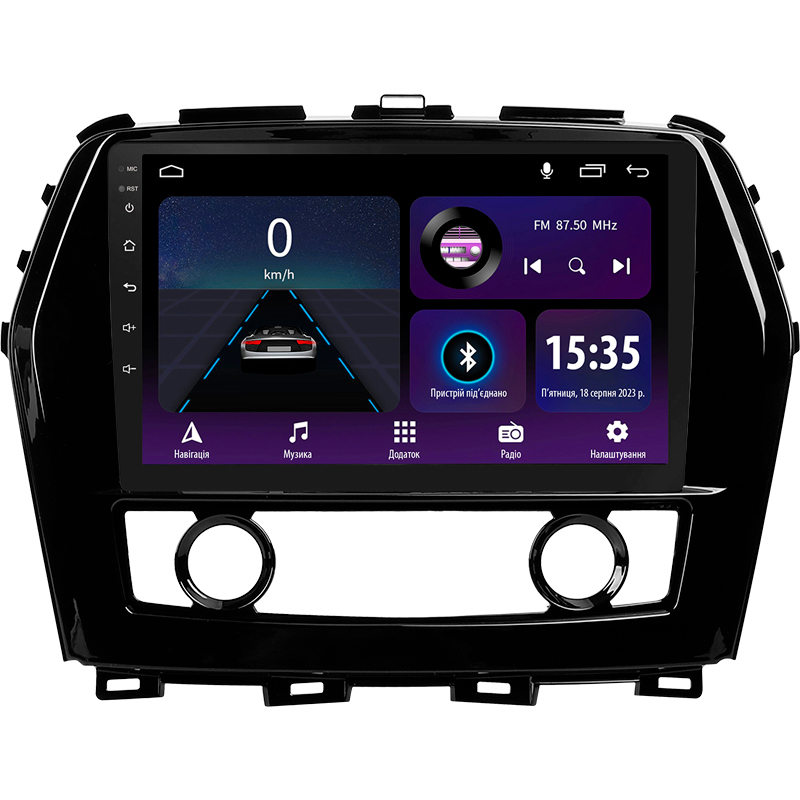 Android head unit SIGMA E10232 ANDROID 10 2+32 Gb Nissan Maxima A36 2015-2020 10"