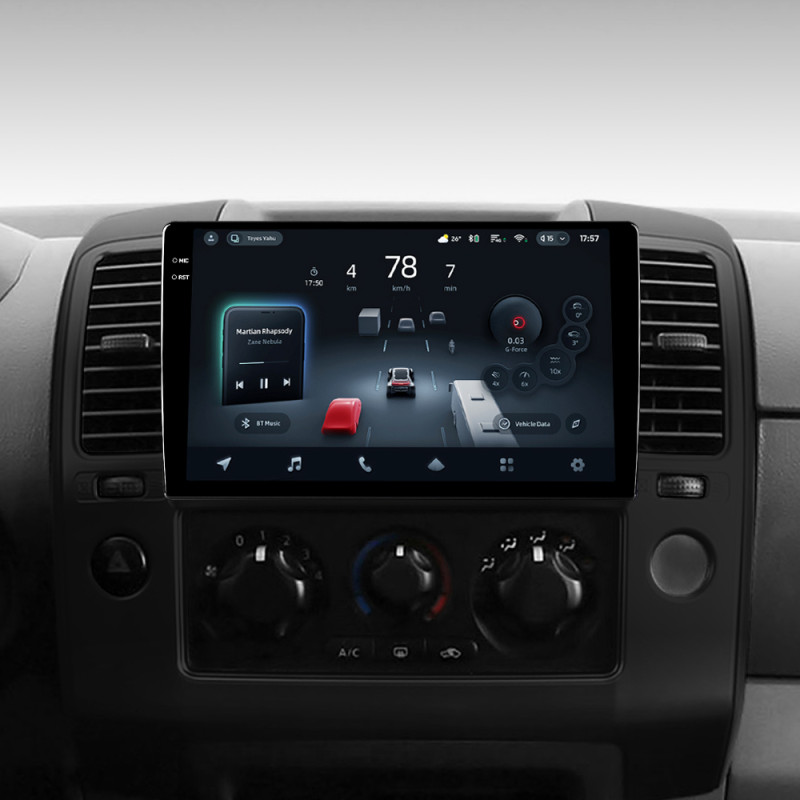 Android head unit Teyes CC4 Pro 8+128 Gb Nissan Navara 3 D40 2004-2010 (F2) 9" 2k