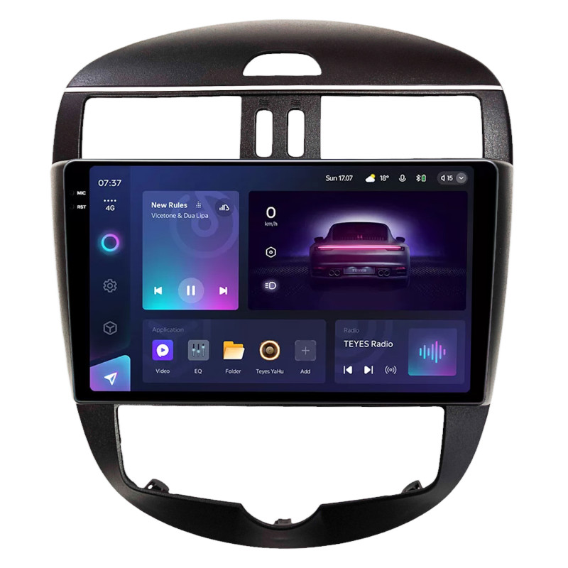 Android head unit Teyes CC3 4+64 Gb Nissan TIIDA 2011-2015 AT AC 10" 2k