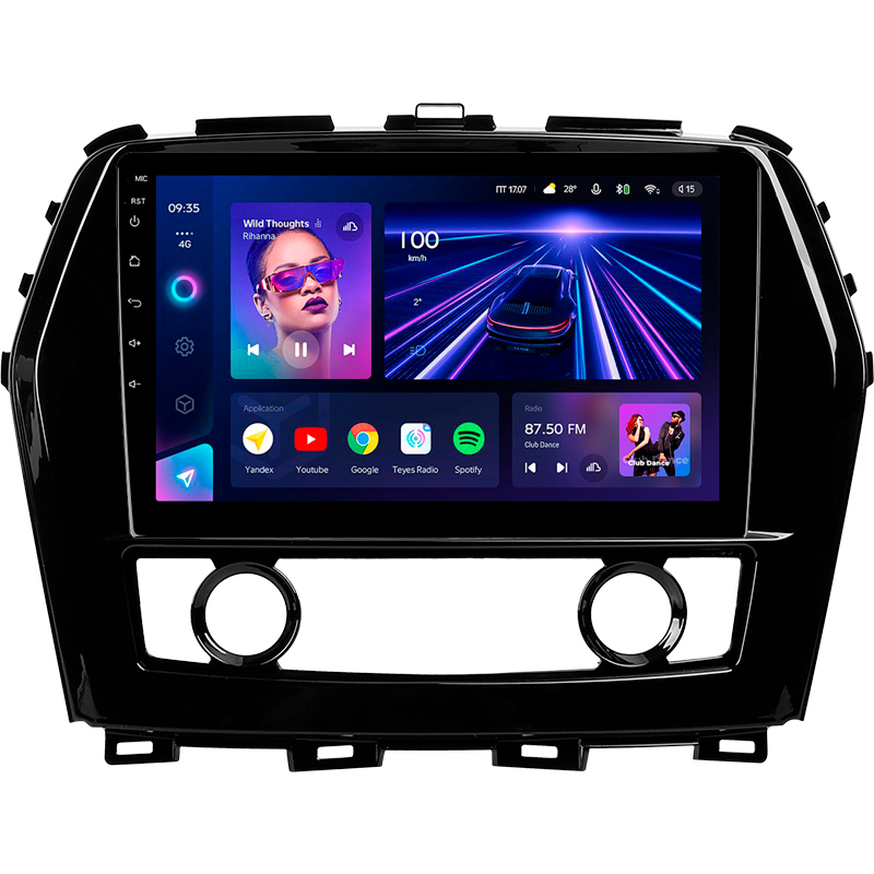 Android head unit Teyes CC3 4+32 Gb Nissan Maxima A36 2015-2020 10"