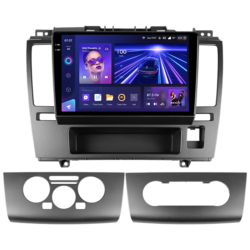 Android head unit Teyes CC3 4+64 Gb Nissan Tiida C11 2004-2013 (F1) 9" 2k