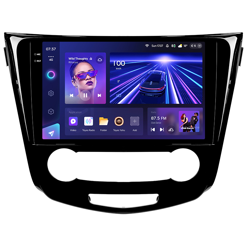 Android head unit Teyes CC3 4+64 Gb Nissan X-Trail X Trail 3 T32 2013-2022- (F1) Manual air conditioning (C) 10" 2k