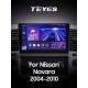 Android head unit Teyes CC3 4+64 Gb Nissan Navara D40 (1 Din) 2004-2010 (F1) 9" 1din 2k