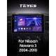 Android head unit Teyes CC3 6+128 Gb with 360° surround view° Nissan Navara 3 D40 2004-2010 (F2) 9" 2k
