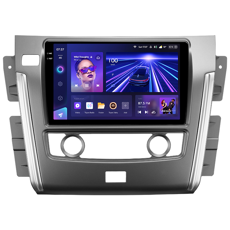 Android head unit Teyes CC3 6+128 Gb Nissan Patrol 6 Y62 2010-2020 (F2) 10" 2k