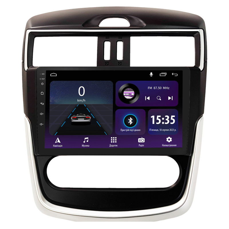 Android head unit SIGMA E9232 ANDROID 10 2+32 Gb Nissan TIIDA 2016-2020 MT AC 9"