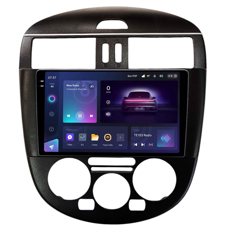 Android head unit Teyes CC3 6+128 Gb Nissan TIIDA 2011-2015 MT AC 10" 2k