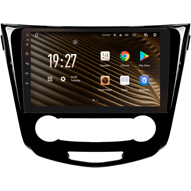 Android head unit SIGMA S10432 ANDROID 10 4+32 Gb 4G DSP Nissan X-Trail X Trail 3 T32 2013-2022- (F1) Manual air conditioning (C) 10"