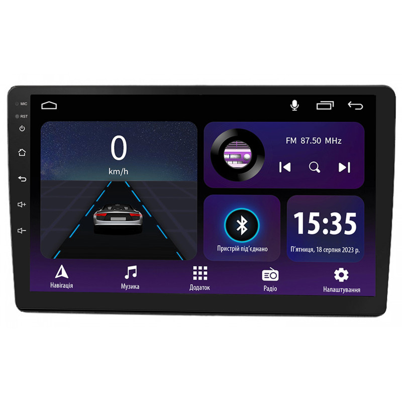 Android head unit SIGMA E10232 ANDROID 10 2+32 Gb Nissan Rogue Sport Qashqai 2008-2013 10"