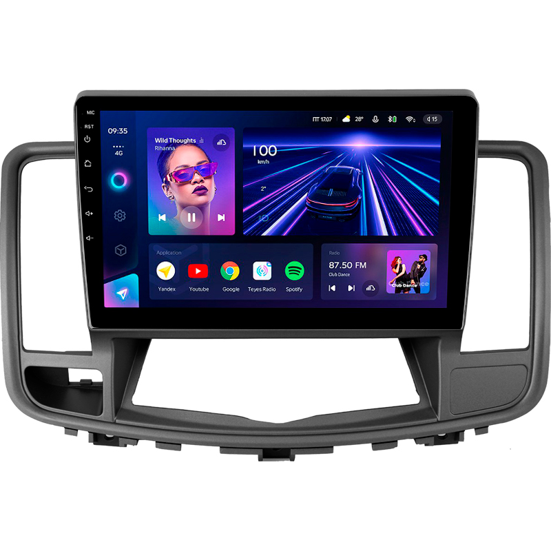 Android head unit Teyes CC3 4+32 Gb Nissan Teana J32 2008-2013 (B) 10"