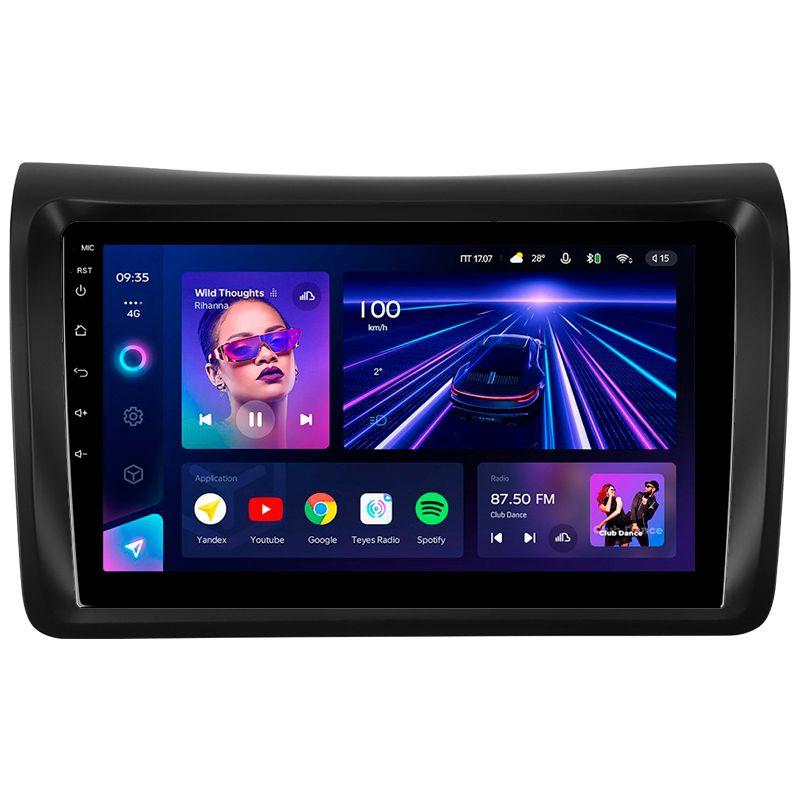 Android head unit Teyes CC3 4+32 Gb Nissan NV350 Caravan 2012-2023 9"