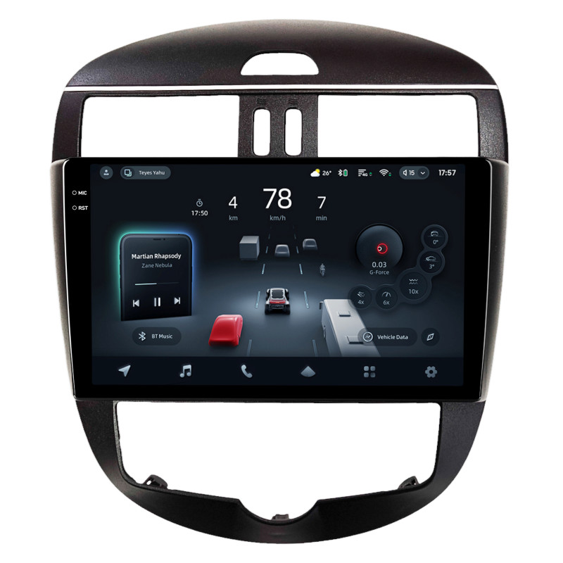 Android head unit Teyes CC4 Pro 12+256 Gb Nissan TIIDA 2011-2015 AT AC 10" 2k