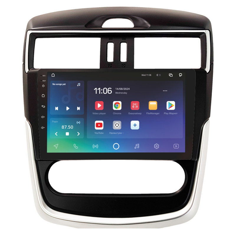 Android head unit SIGMA X9432 ANDROID 10 4+32 Gb 4G DSP Nissan TIIDA 2016-2020 MT AC 9"