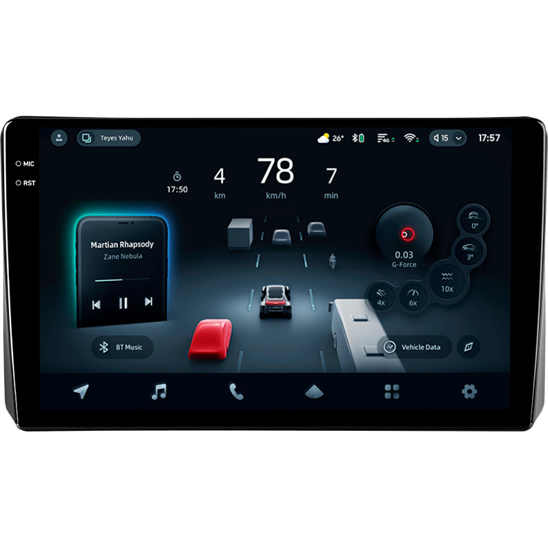 Android head unit Teyes CC4 Pro 12+256 Gb Nissan Teana J31 2003-2008 (F1) 9" 2k (L1)