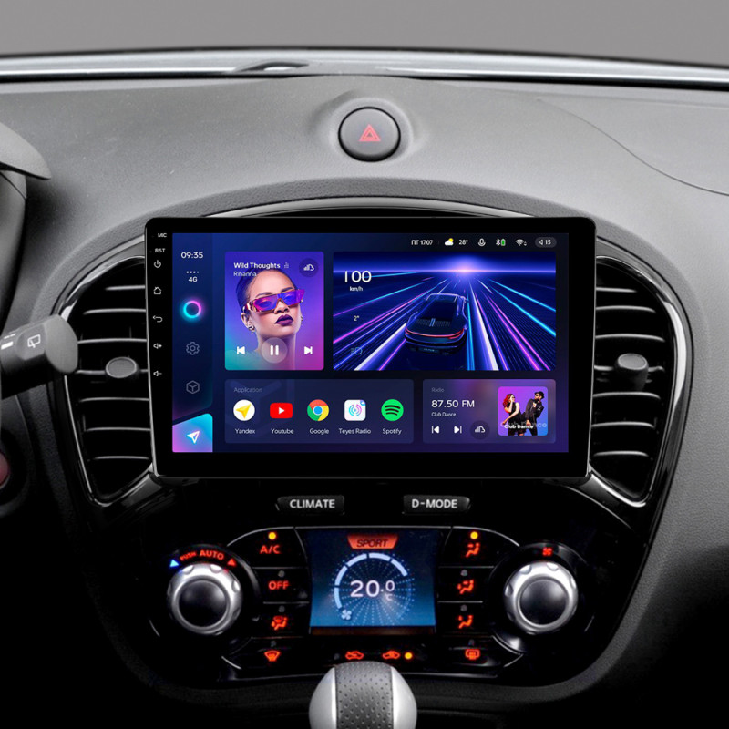 Android head unit Teyes CC3 4+32 Gb Nissan Juke 2010-2014 9"
