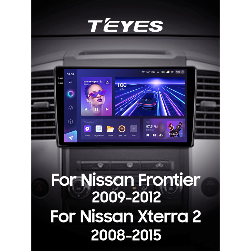 Android head unit Teyes CC3 6+128 Gb with 360° surround view° Nissan Frontier 2009-2012 For Nissan Xterra 2 N50 2008-2015 10" 2k